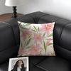 Lily Luxury Cushion Cover Natural Linen Organic Fabric Double-Sided Printing Sofa Home Decor Gift Pillow Case