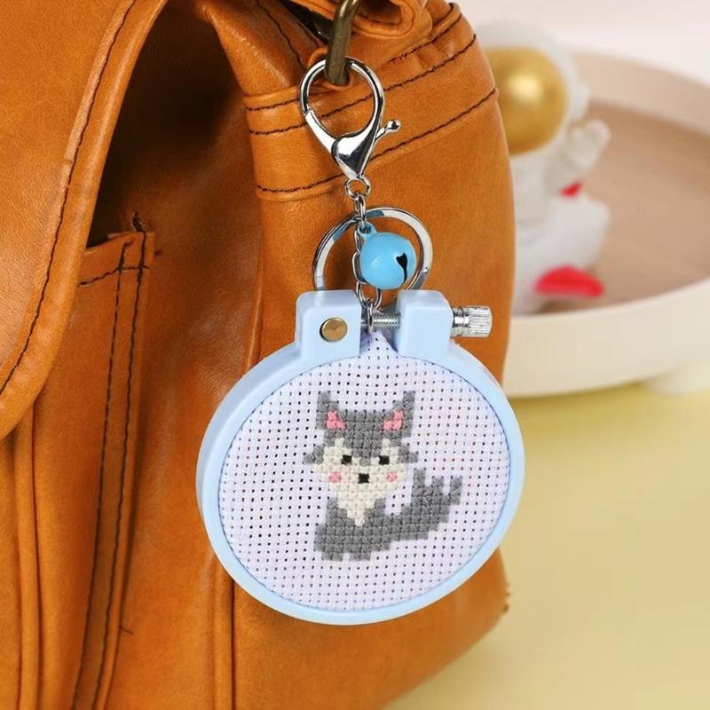 Animal Cross Stitches Sewing Kits with Embroidery Hoop Embroidery Stitches Practice Kits Embroidery Starter Kits