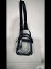 Men's Transparent Waterproof Crossbody Chest Bag for Sports, Travel, Concerts, and Business Storage.