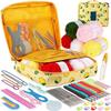 59-Piece Crochet Set DIY Beginner Crochet Full Set Material Pack Portable Yarn Knitting Tool Handmade Set