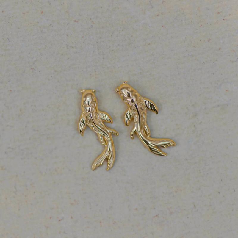 able Small Fish Shaped Earrings for Daily Outdoor A Must-have  Item for Going Out Teenage  Accessories