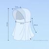 1Pc Ice Silk Sun Hat Face-Protecting Sunscreen Cool Breathes Anti-Ultraviolet Hat With Shawl Women Outdoor Cycling Sun Hat