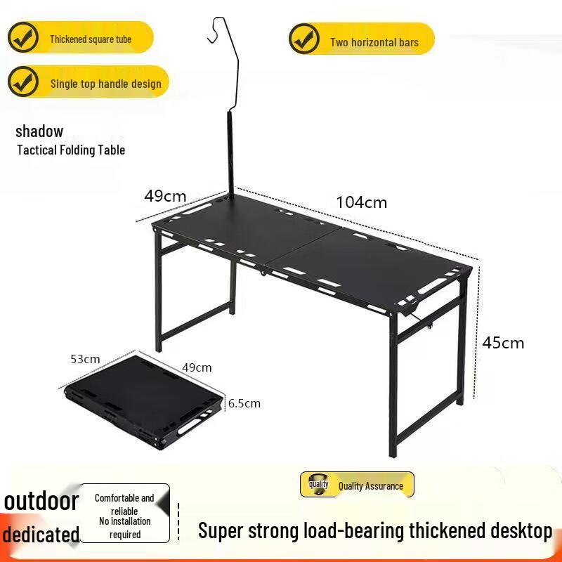 ZISIZ Outdoor Quick-Setup Folding Camping Table