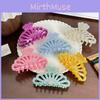 Glamorous Full Rhinestone Acetate Hair Claw Clip For Elegant Updos In Beautiful Colors For Women