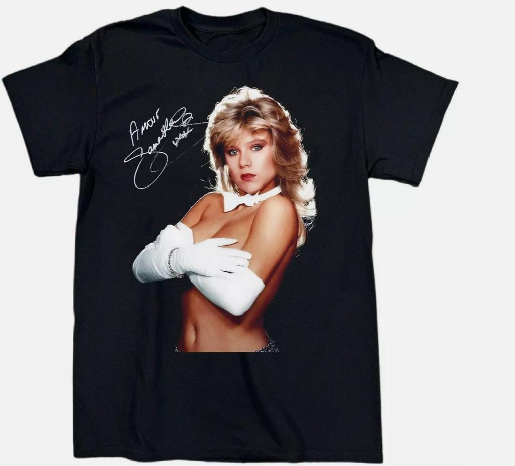 Nowa Koszula Samantha Fox Piękna Ciężka Bawełna Pełny Rozmiar Unisex Czarna