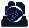CARLUX-BLUE Car Mats For: Renault Scenic I Minivan (1996-2003)