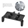 2PCS RC Servo Mount Aluminum Alloy Servo Fixed Bracket RC Steering Gear Bracket for Axial SCX24 1/24 RC Car Black