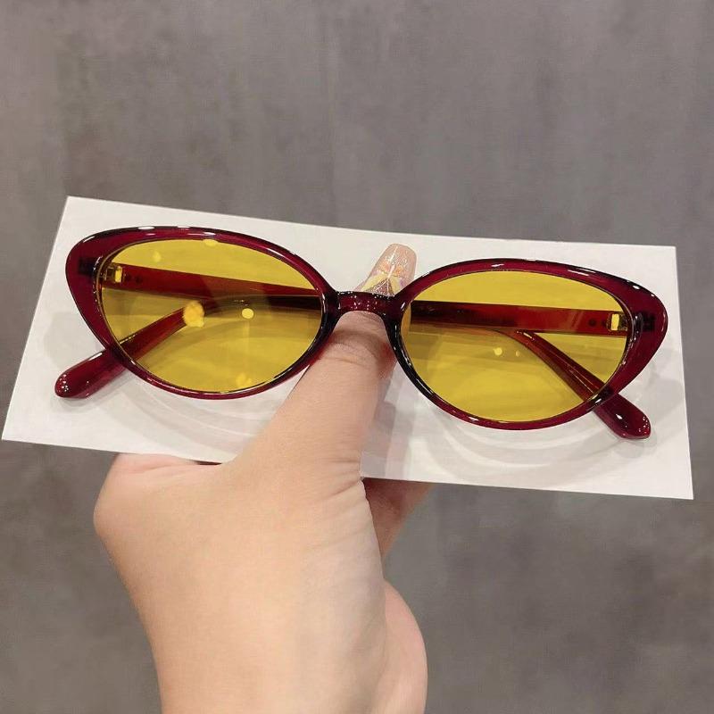 New Cat-Eye Night Vision Myopia Glasses for Women High-Definition Eyeglasses for Day and Night Driving Diopter 0 To -4.0