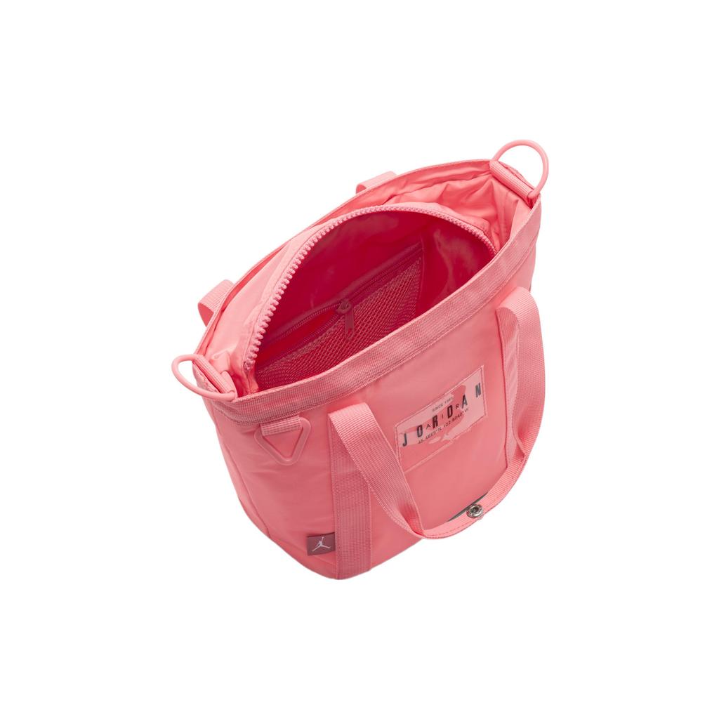 New Jordan Polyester Tote Bag Shopping Bag Shoulder Bag Handbag Mini Women's Coral Pink Red FQ0487-679