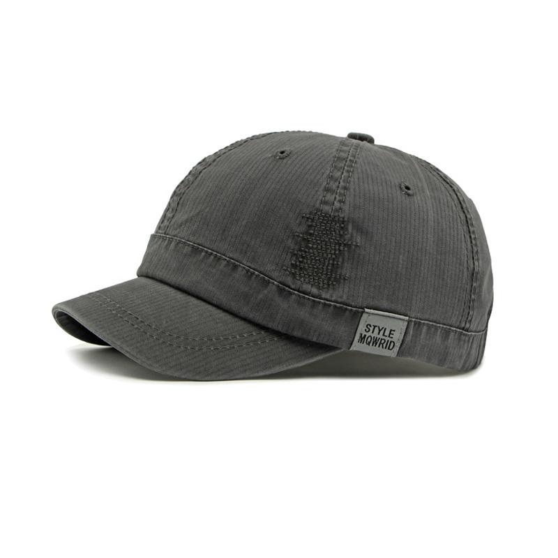 Short Brim Cap Men's Sunscreen Cap Women Baseball Cap
