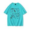 Loose Fit Unisexs Ocean Animals Tshirts Harajuku Trend Girls Short Sleeve Tee Summer Clothes Girl Casual Round Neck Cotton Tee