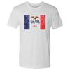 Iowa Flag State Pride - Hometown Sports Team Triblend T-Shirt - Heather White
