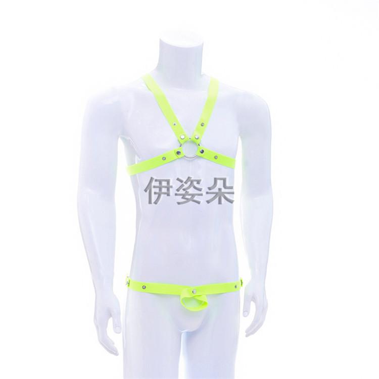 Men's Sex Underwear Men's Split Sex Thong Bondage Suit