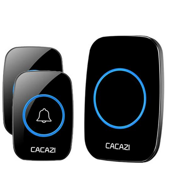 A10 Wireless Long-Range Home Doorbell with Multiple Call Bells and Elderly Pager, Compatible with EU, US, and UK Standards.