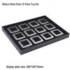 Stainless Steel Transparent Gemstone Display Box for Loose Diamonds and Colored Stones
