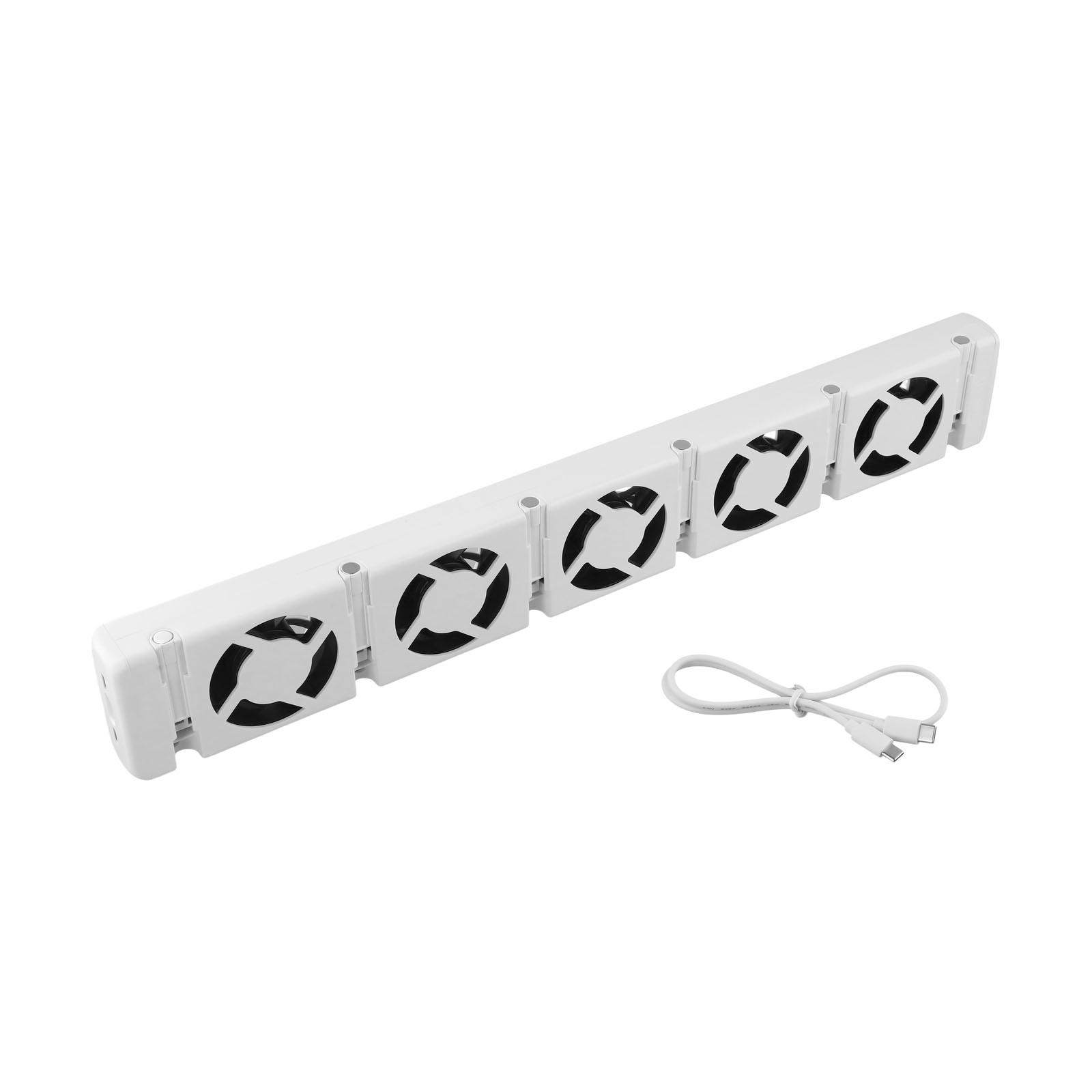 

For Apartment Smart Radiator Fan Quiet Drive Fan Heater DC 5V 2A Energy-saving Flame Retardant Improves Heat Distribution
