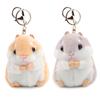 Cute Hamster Pendant Plush Clasp Key Key Chain Ring Keyring Handbag Car Decor