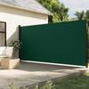 Vidaxl Foldable Side Awning, Dark Green, 200X600 Cm