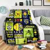 Softball Theme Home Customize Your Name Blanket Comfortable Soft Lightweight Allseason Multipurpose Blanket For Picnics Sofas Offices Beds Living