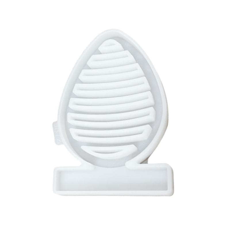 Eggs Shaped Candle Holder Molds with Base for Festival Decorations Candle Holder Tealight Holder Table Ornament