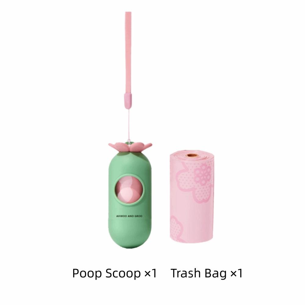 

Flower Shape Pet Poop Scooper Bag Walking Dog Dog Poop Bag Holder Pet Poop Bag Dispenser Outdoor