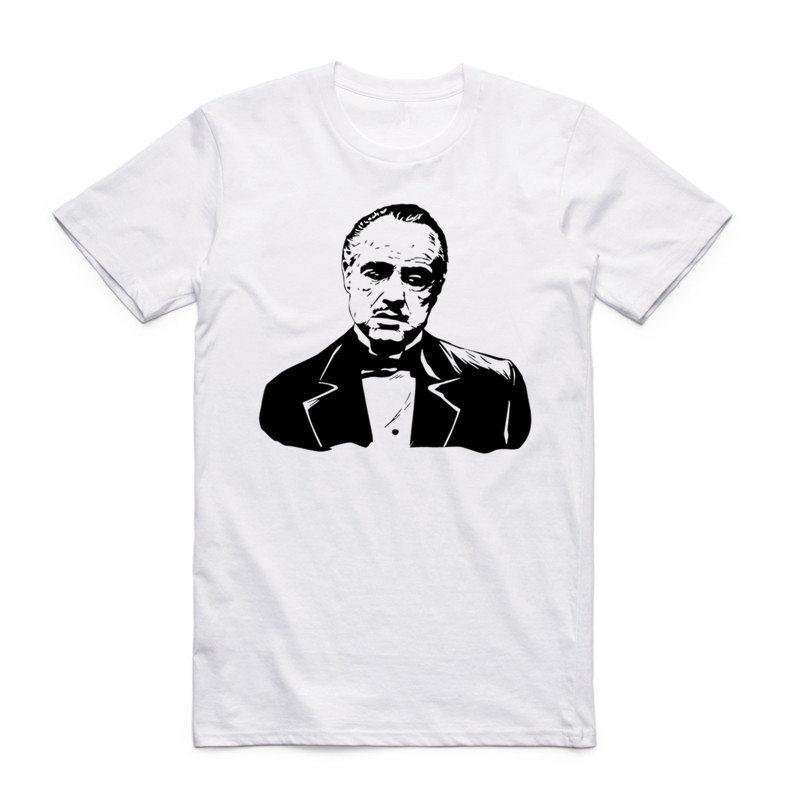 2019 Men Print Famous Movie The Godfather Classic T Shirt O-Neck Short Sleeve Summer Casual T-shirt Camisetas Hombre HCP922