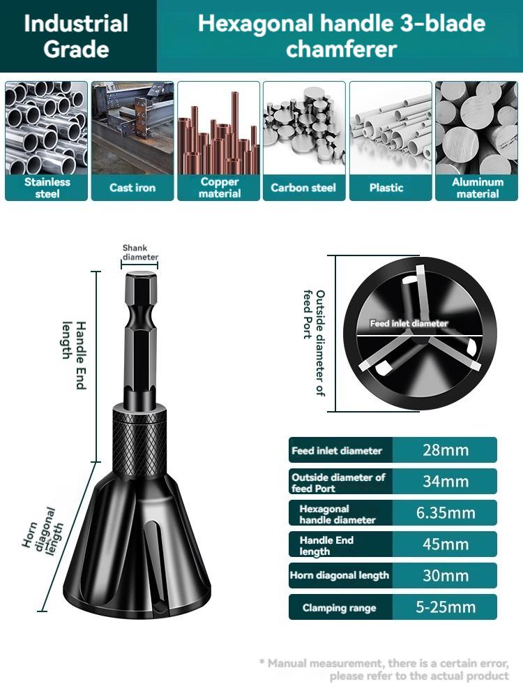 BaoLian Deburring and chamfering machine outer circle chamfering thread fillet trimming screw and bolt trimming drilling tool
