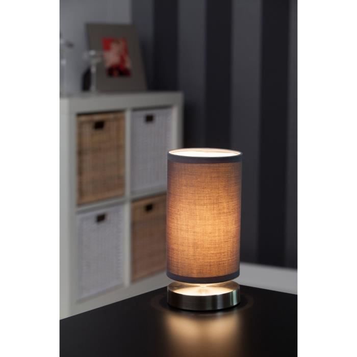 Lampe À Poser - BRILLIANT - Clarie - Noir - 1 Ampoule - Intérieur - Electrique