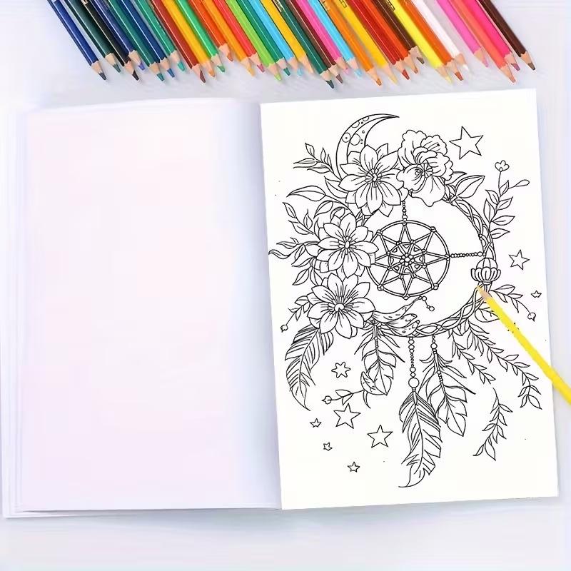 Dream Catcher A4 Coloring & Drawing Book