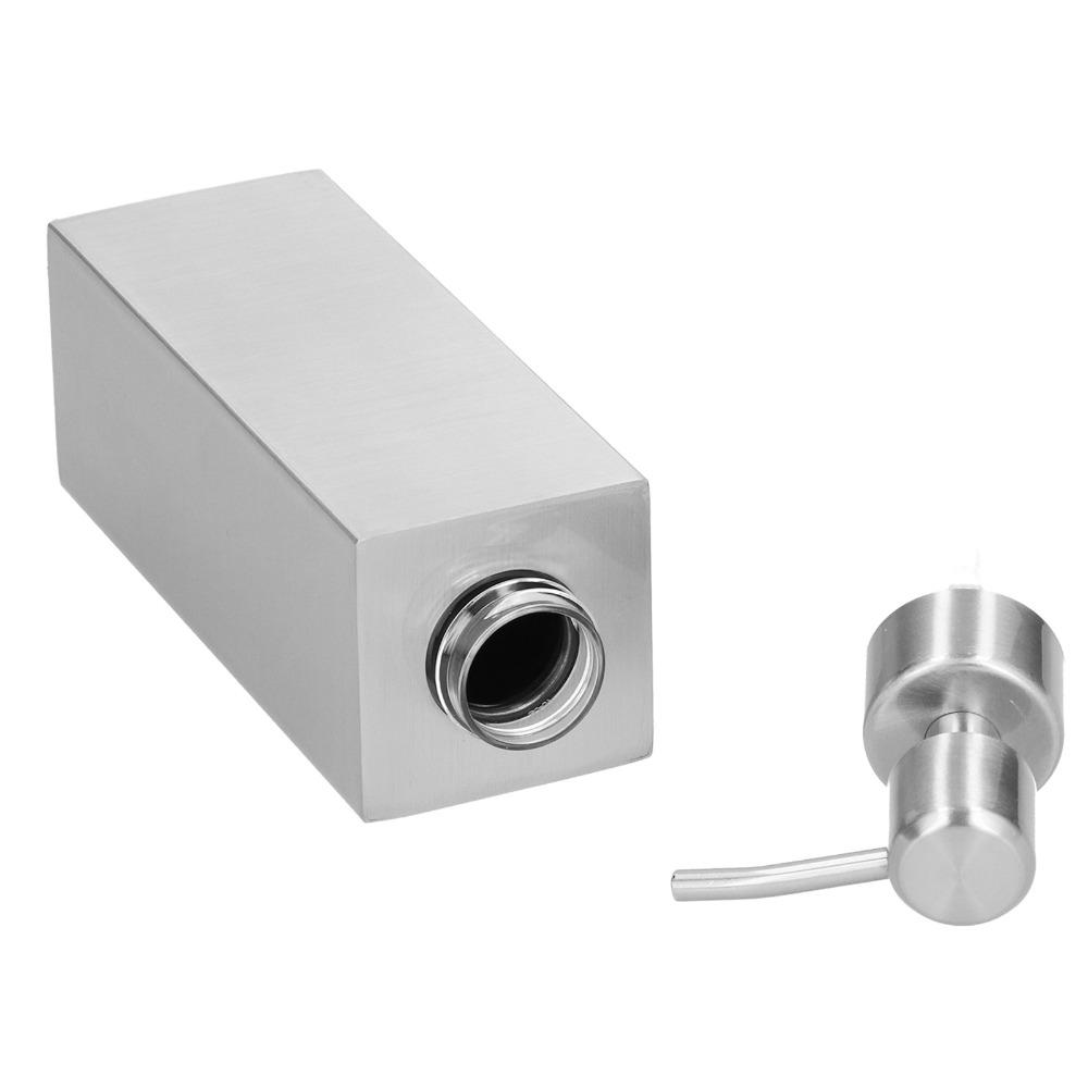304 Stainless Steel Soap Dispenser Silver Liquid Soap Dispenser Bathroom Kitchen Sink
