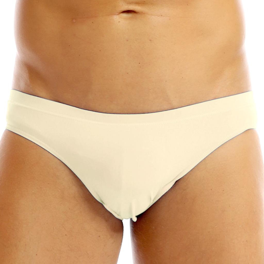 Men Breathable Ice Silk Triangle Bikinis Briefs Underwear