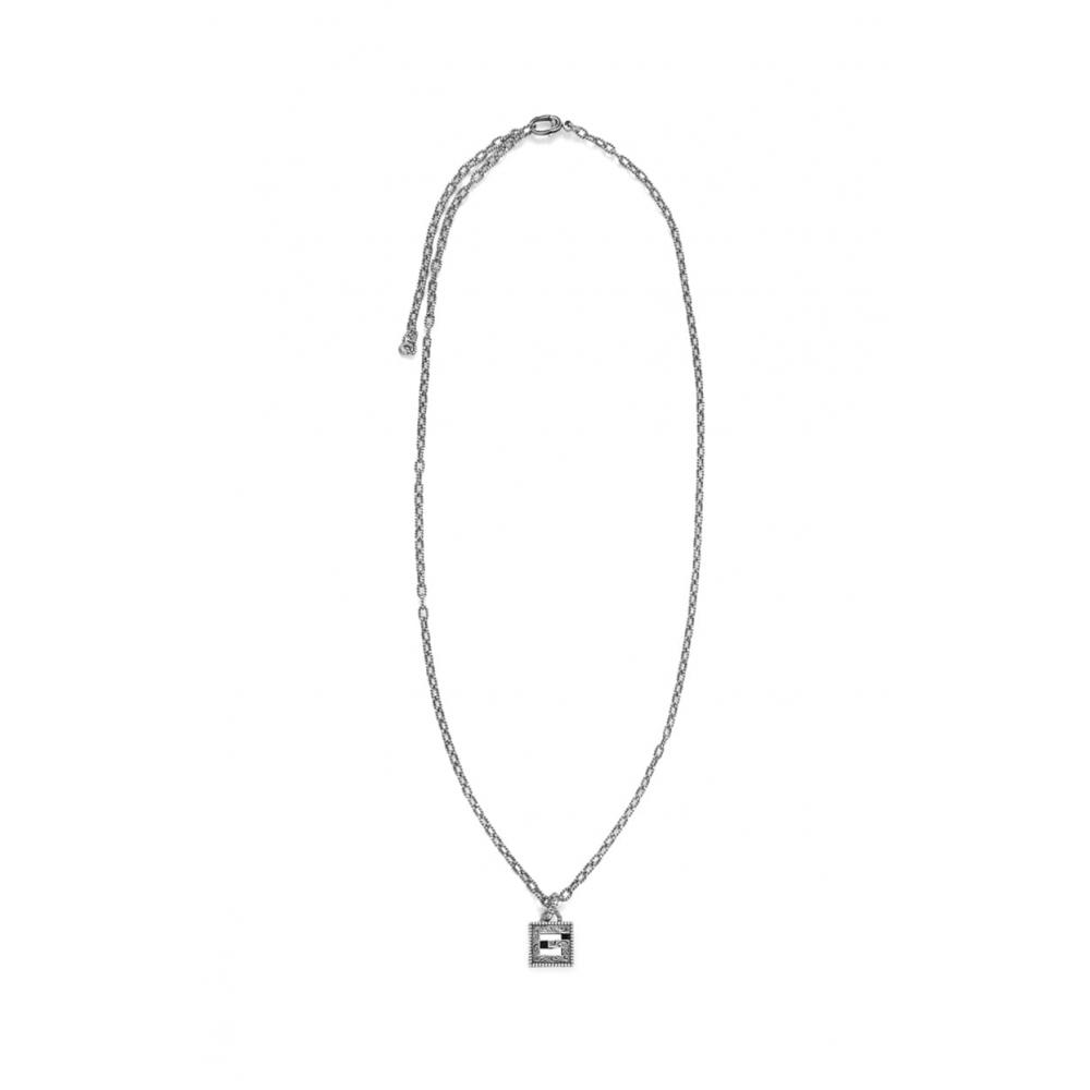Gucci Square G Silver Necklace Ybb552768001