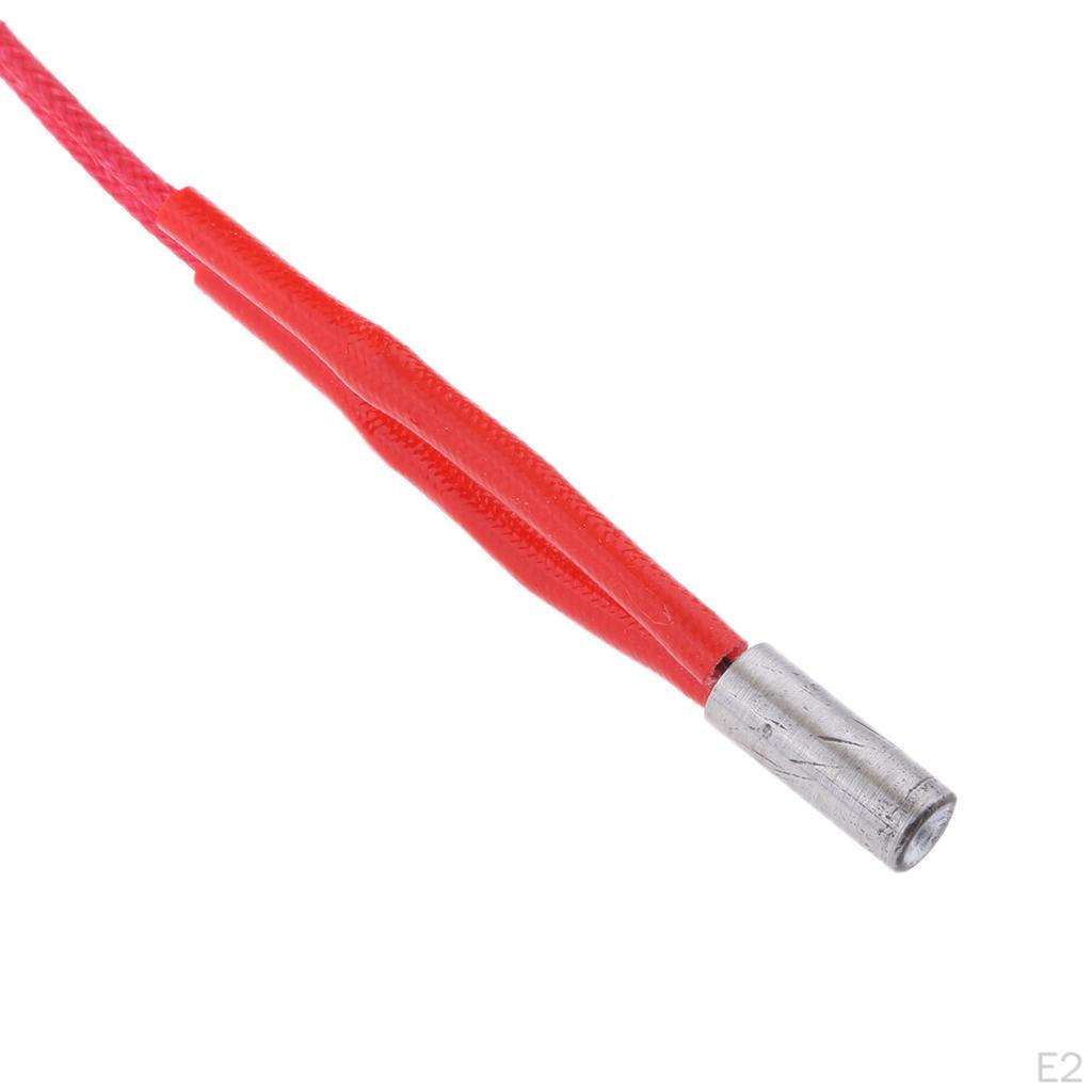 24V 40W Ceramic Heater Heating Tube 6mmx20mm Wire Length