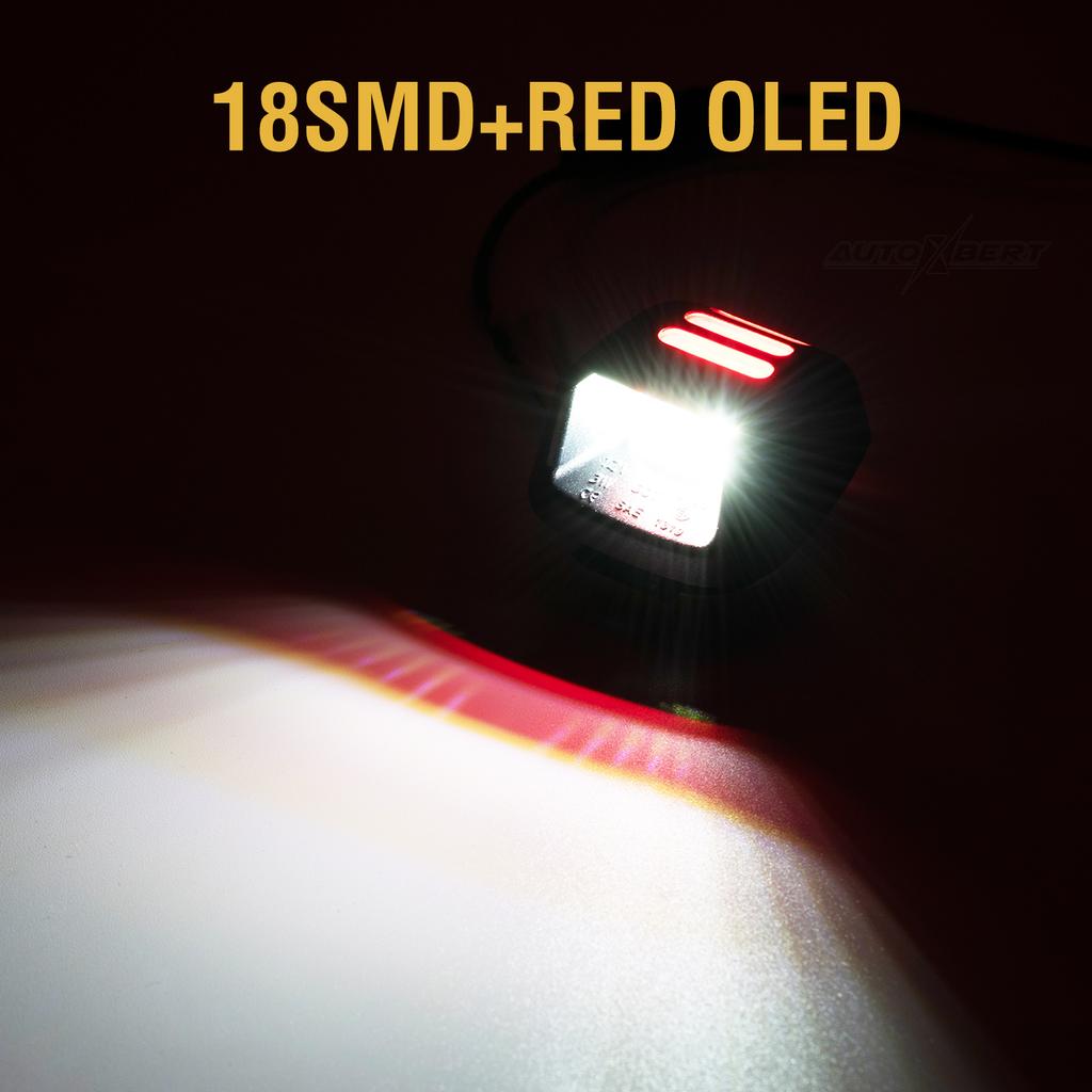 Nummerskiltlyserstatning bakre støtfangerlampe for Nissan Frontier D40 07-19 Armada Titan Xterra Suzuki Ekvator