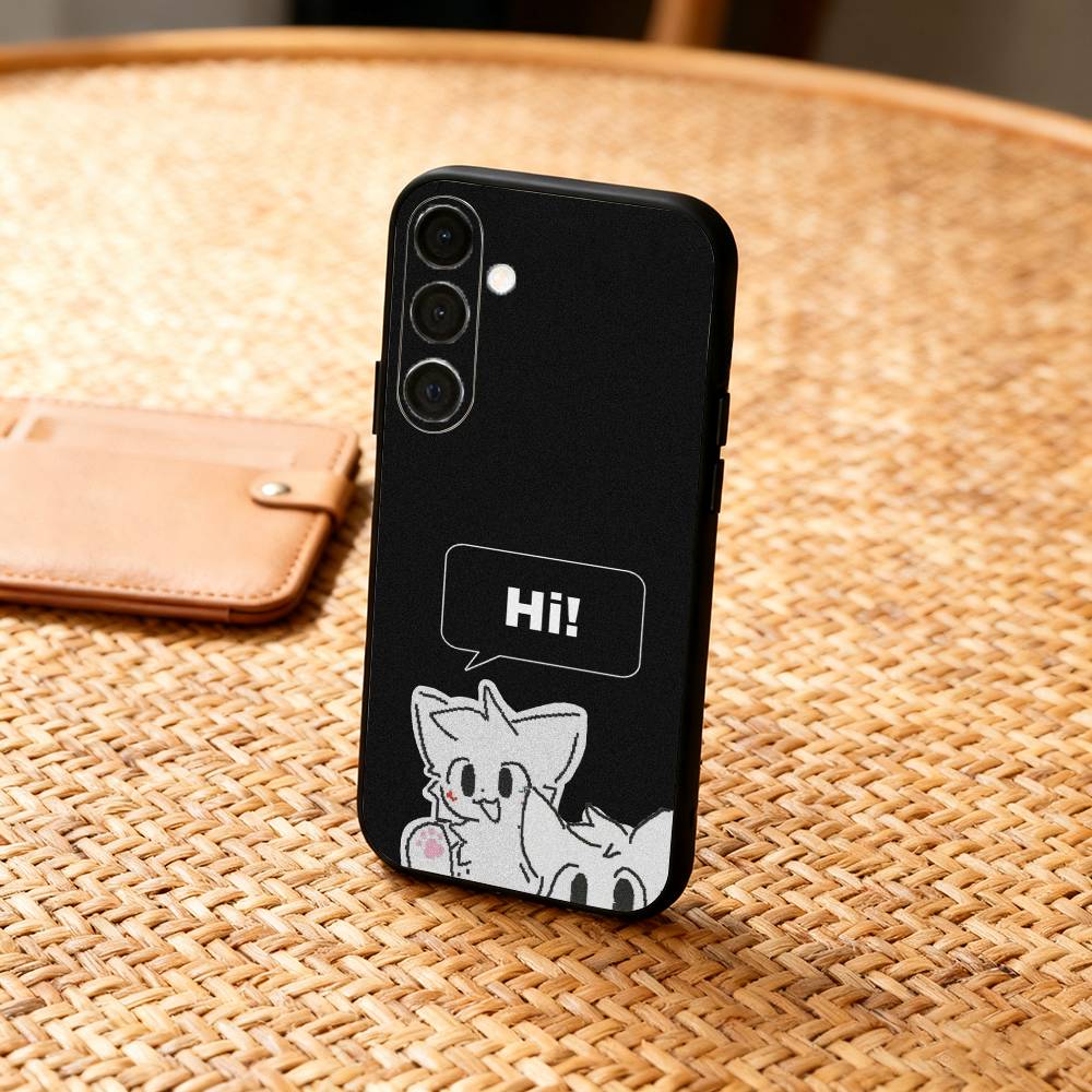 

1PC Cute B-Boykisser Phone Case For Samsung A73,72,71,53,52,51,22,91,80, Soft Black Cover Samsung a31