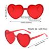 Retro UV400 Protection Heart-Shaped Sunglasses Halloween Cosplay Party Glasses Summer Beach Shades for Women
