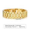 Vnox Stainless Steel Classic Watchband Bracelet For Women Men,Watch Straps Width Link Chain Bracelet Bangle,Unisex Hand Jewelry
