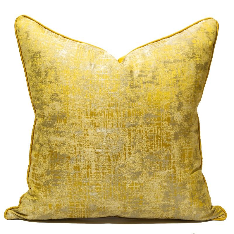 Home Decoration Throw Pillows the Latest  Polyester Hotel Home Pillowcase 50*50 Christmas Gift Gold Cushion Cover Pillow Cover