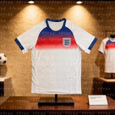 2026 Vară Părinte Copil Vânzare Fierbinte Tricou Fotbal Imprimat 3D Echipa Națională a Angliei Sporturi în Aer Liber Uscare Rapidă Respirabil Top