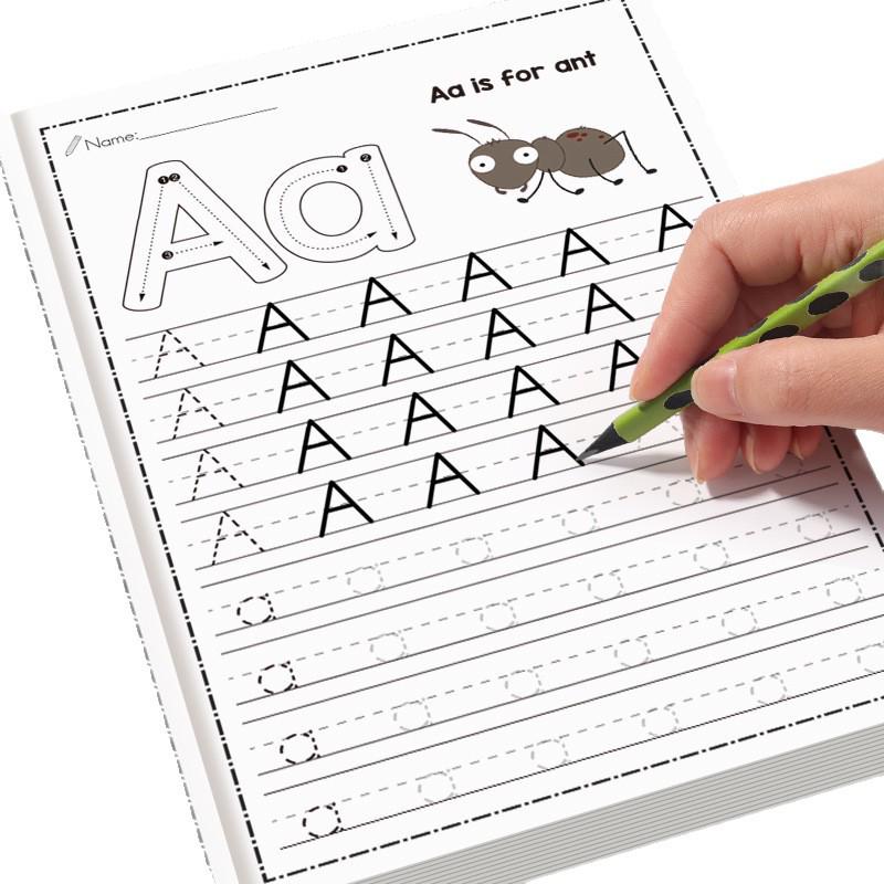Uppercase & Lowercase English Tracing Book: Pen Control & Handwriting Practice for Primary Students