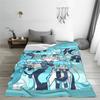 Hatsune Miku Flanelová deka Japonské anime Úžasná přehozová deka pro domov Hotelová pohovka 200x150cm Přehozy