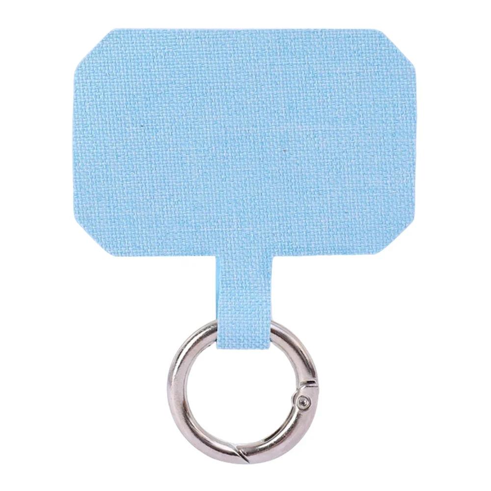 Sturdy Cloth Mobile Phone Lanyard Straps Tether Tabs Gasket Anti-lost Safety Lanyard Cards with Metal Ring for IPhone Samsung