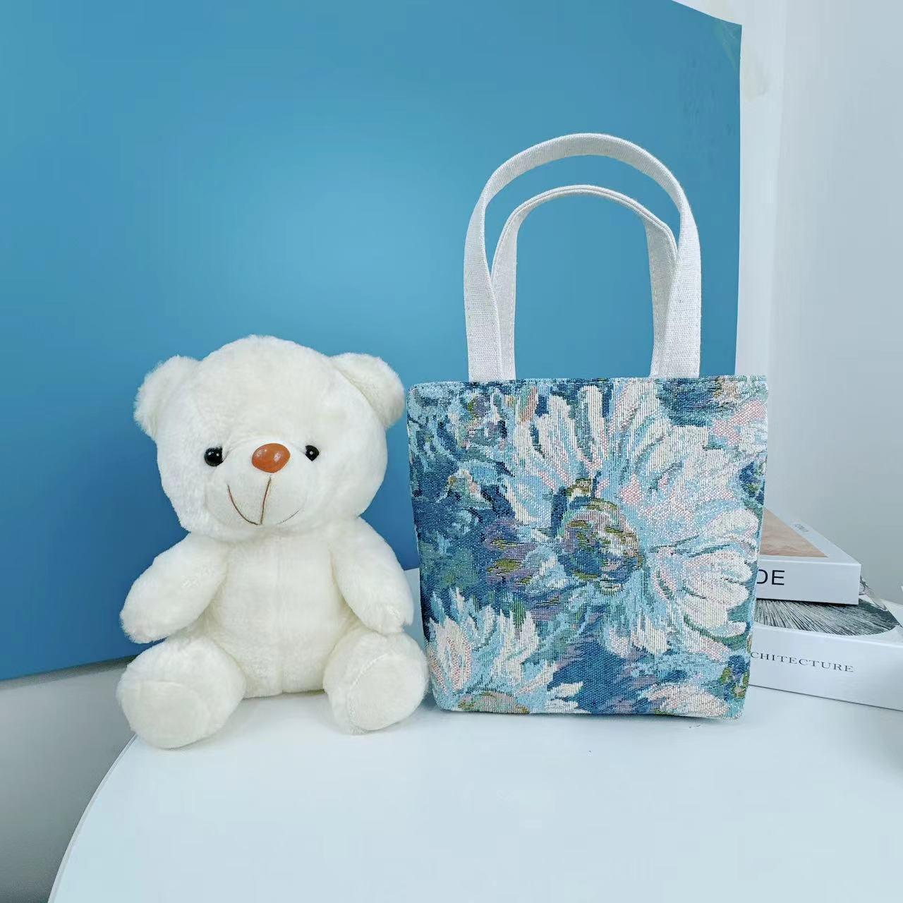 

Ethnic Jacquard Embroidered Canvas Handbag from Lijiang Small