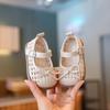 New Style Sandals for Girls, Retro Style Shoes with Hollow Design and Versatile Soft Soles
