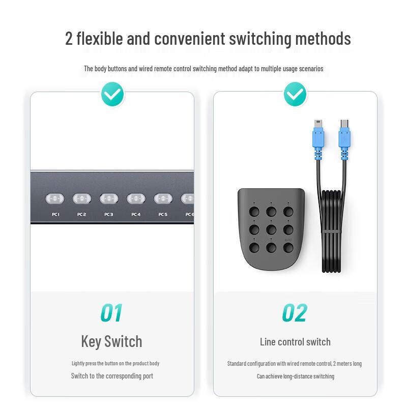 MT-viki 8-Port VGA KVM-Switch