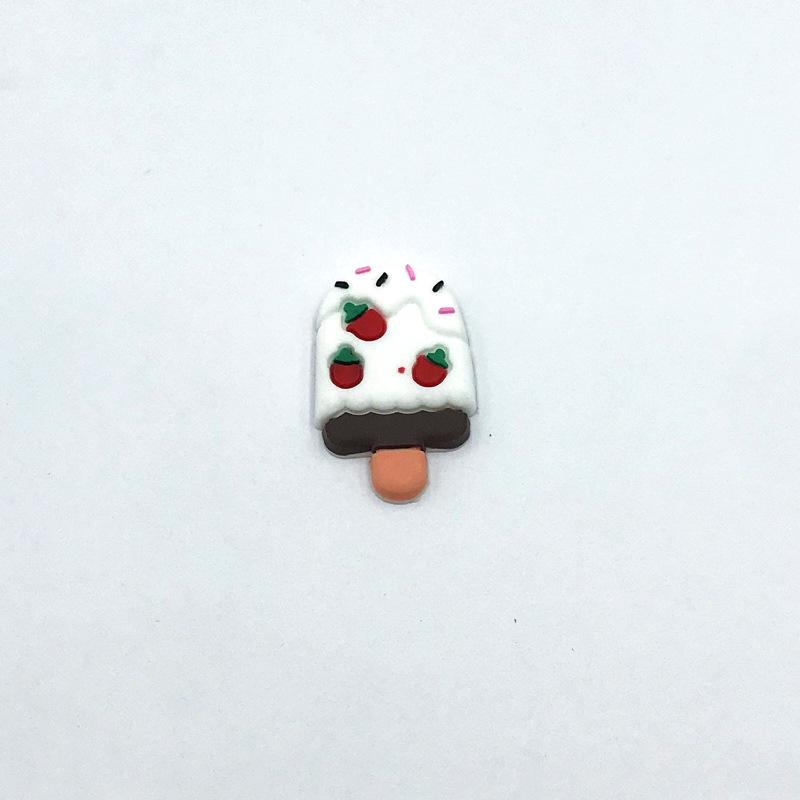 Cartoon Ice Cream Keychain, Phone Case, Hair and Shoe Accessories, DIY Buckles, and Storage Box