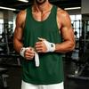 Men Casual Outdoor Sports Solid Crew Neck Tank Top Sleeveless Lightweight Loose Undershirt for Daily Wear Gym Training Running