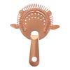 Stainless Steel Cocktail Strainer Bar Tool with Spring Coil Handle for Mixing Drinks and Filtering Ice