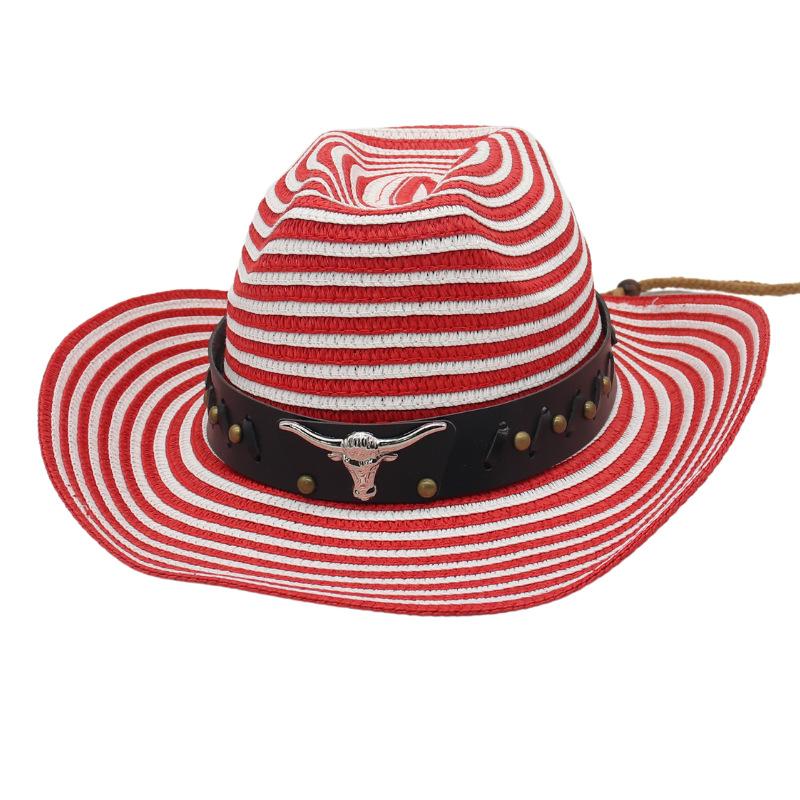Cross-Border Korean Version Of Men'S And Women'S Top Hats, Jazz Hats, Sunshade, Cross-Border Warped Edge Panama Straw Hats, Beach Breathable