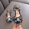 Autumn new style ladylike baby girl girls' princess rhinestone flat shoes, leather shoes, dance performance shoes, sandals
